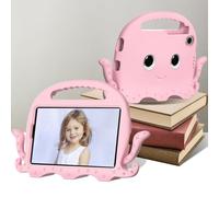 YRDUKJFDJ Tablet PC Bag, Case For Samsung Galaxy Tab A 8.4" 2020/ SM-T307 Case, Lightweight Shockproof Kids Cover, Anti-Slip Corners Tablet Case with Shoulder Strap For Children Boys(Pink)