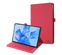 YRDUKJFDJ Tablet PC Bag, Case Slim Case For Huawei Matepad 11 Pro 2022 11 Inch - Ultra-Thin Flip Fold Stand Cover with Auto Wake/Sleep | Soft TPU Back Cover(Red)