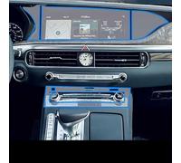 YREAJZVS Car GPS Navigation Protective LCD TPU Screen Protector Anti-Scratch Film Fitting ，For Genesis G90（2019-2020）