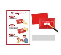 Yreamont Dad Funny Gift Card from Daughter Son with DIY Scratch off Cards