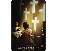 YRENBIYYONZ Annabelle: Creation (2017) Movie Plaque Poster Metal Tin Sign 8"" x 12"" Vintage Retro Wall Decor