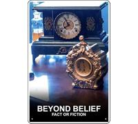 YRENBIYYONZ Beyond Belief: Fact or Fiction (1998) Show Plaque Poster Metal Tin Sign 8"" x 12"" Vintage Retro Wall Decor