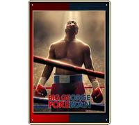 YRENBIYYONZ Big George Foreman (2023) Movie Plaque Poster Metal Tin Sign 8"" x 12"" Vintage Retro Wall Decor