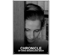 YRENBIYYONZ Chronicle of Anna Magdalena Bach (1968) Movie Plaque Poster Metal Tin Sign 8" x 12" Vintage Retro Wall Decor