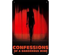 YRENBIYYONZ Confessions of a Dangerous Mind (2002) Movie Plaque Poster Metal Tin Sign 8" x 12" Vintage Retro Wall Decor