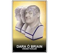 YRENBIYYONZ Dara Ó Briain: Crowd Tickler (2015) Movie Plaque Poster Metal Tin Sign 8"" x 12"" Vintage Retro Wall Decor