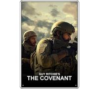 YRENBIYYONZ Guy Ritchie's The Covenant (2023) Movie Plaque Poster Metal Tin Sign 8" x 12" Vintage Retro Wall Decor