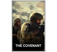 YRENBIYYONZ Guy Ritchie's The Covenant (2023) Movie Plaque Poster Metal Tin Sign 8" x 12" Vintage Retro Wall Decor