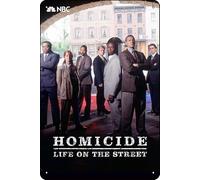YRENBIYYONZ Homicide: Life on the Street (1993) Movie Plaque Poster Metal Tin Sign 8"" x 12"" Vintage Retro Wall Decor