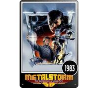 YRENBIYYONZ Metalstorm: The Destruction of Jared-Syn (1983) Movie Plaque Poster Metal Tin Sign 8"" x 12"" Vintage Retro Wall Decor