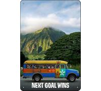 YRENBIYYONZ Next Goal Wins (2023) Movie Plaque Poster Metal Tin Sign 8"" x 12"" Vintage Retro Wall Decor