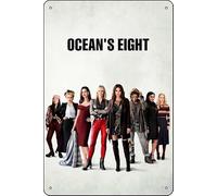 YRENBIYYONZ Ocean's Eight (2018) Movie Plaque Poster Metal Tin Sign 8"" x 12"" Vintage Retro Wall Decor