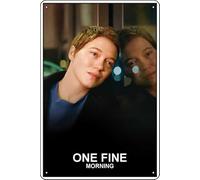 YRENBIYYONZ One Fine Morning (2022) Movie Plaque Poster Metal Tin Sign 8"" x 12"" Vintage Retro Wall Decor