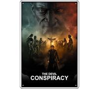 YRENBIYYONZ The Devil Conspiracy (2023) Movie Plaque Poster Metal Tin Sign 8"" x 12"" Vintage Retro Wall Decor