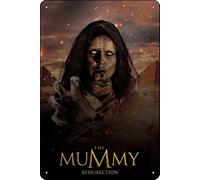 YRENBIYYONZ The Mummy Resurrection (2023) Movie Plaque Poster Metal Tin Sign 8" x 12" Vintage Retro Wall Decor