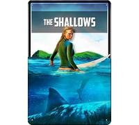 YRENBIYYONZ The Shallows (2016) Movie Plaque Poster Metal Tin Sign 8"" x 12"" Vintage Retro Wall Decor