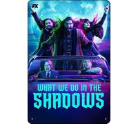 YRENBIYYONZ What We Do in the Shadows (2019) Show Plaque Poster Metal Tin Sign 8"" x 12"" Vintage Retro Wall Decor