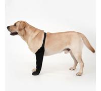 yrenoer Dog Recovery Socks - Waterproof Paw Protectors with Non-Slip Sole | Post-Surgery Boots for Wound Protection | Anti-Licking Sleeves for Dogs (Black, 2XL_Right)
