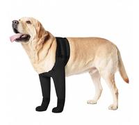 yrenoer Dog Socks & Boots - Waterproof Anti-Licking Paw Protectors with Non-Slip Bottom, Post-Surgery Recovery Sleeves for Wound Protection (Black, 3XL)