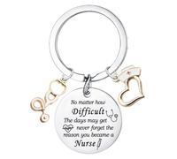 Yrerndre Nurse Keyeing Nurse Graduation Gifts for Women Appreciation Gifts for Nurses Thank You Gift for Nurses Week Present Nursing Student Present Nursing Accessories for Work