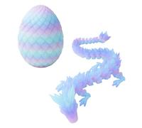 YREYBN Dragon Egg, 3D Printed Dragon Glow in the Dark with Dragon Inside, Articulated Fidget Toy for Home Office Decor, Collectible Display Piece, For Home Office Decor Executive Desk Easter Toys