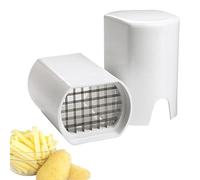 YREYBN Potato Chipper Chip Cutter, Stainless Steel French Fry Cutter, Manual Food Slicer for Home Kitchen, Multipurpose Onion Dicer, Suitable for Vegetables and Fruits