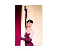 YRGJLK Exclusive Art Charismatic Actress Audrey Hepburn Vintage Portrait Poster 6 Canvas Poster Wall Art Decor Print Picture Paintings for Living Room Bedroom Decoration 08x12inch(20x30cm)