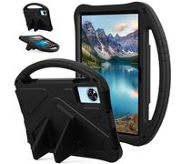 YRH for Doogee U11 Tablet Case 2025, Kids EVA Shockproof Cover with Stand Handle (Black)