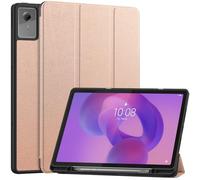 YRH for Lenovo Idea Tab Plus 12.1 inch Case 2025 with Pen Holder, Back Soft TPU Protective Tablet Cover with Auto Sleep/Wake (Rose Gold)
