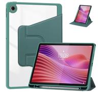 YRH for Lenovo Tab 10.1 Case 2025 (TB311FU), 360 Degree Rotating Stand Protective Cover Case for Lenovo 10.1 inch Tablet (Dark Green)