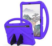 YRH for Samsung Galaxy Tab S10 Lite/Tab S10 FE/Tab S9 FE (10.9-in.), Kids EVA Foam Child Tablet Case, Portable Hand Grip & Multi-Angle Stand Cover, Purple