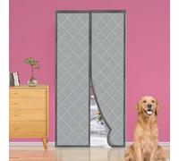 YRH Thermal Insulated Door Curtain (100× 210 cm,Gray)