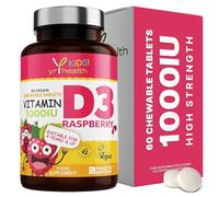 YrHealth Kids Vitamin D3 1000 IU Chewable Raspberry Flavour 4-12 Years