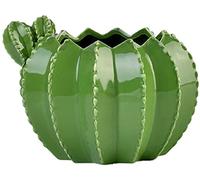 YRHH Small Flower Pot Mini Cactus Ceramic Flower Pot Small Succulent Flowerpot Indoor or Garden Decoration Pots Green Creative Balcony Ornaments-S