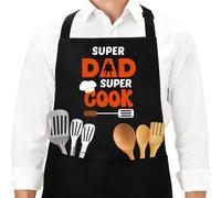 Yritioa Dad Gifts from Daughter,Daddy Gifts,Daddy Apron Adjustable Kitchen Cooking Bib Apron,Father's Day Gift from Son,Presents for Dad Cook,Mens Aprons for Cooking Funny,BBQ Aprons for Men