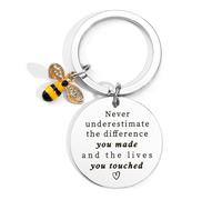 Yritioa Inspirational Gifts for Women,Proud of You Gifts,Spiritual Gifts for Women,Thank You Gift,Best Friend Gift for Women,Retirement Gifts for Women,Bee Gifts for Women,Bee Keyring,Teacher Gifts