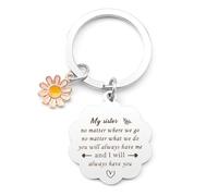 Yritioa Sister Gifts,Sister Gifts from Sister,Gifts Under 10 Pounds,Big Sister Gifts,Sister Keyring,Gifts for Sisters Adults,Sister Birthday Gifts,Sister Christmas Gifts,Christmas Gifts for Sister