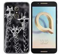 Yrlehoo For Wiko View XL 5.99 inch, Soft Silicone Case for Wiko View XL 5.99 inch Case Cover Etui Protect Backcase Protection, Giraffe