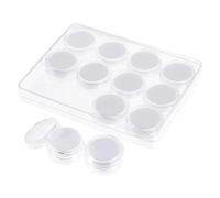 YROHGKPN 1 12-Slot Clear Acrylic Jewelry Display Tray with Soft Foam Insert Protective Storage Case for Collectors Loose Diamonds Storage Container