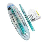 YROHGKPN 1 Retractable Fountain Pen with 5 Inks Sacs for Art Calligraphy & Journaling Fine Tip for Adults Kids Beginners Calligraphy Practice Pen with Inks Cartridges