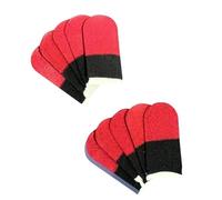 YROHGKPN 10 Multiple Size Carbonfiber Finger Protectors 24 Point Touch Accuracy for Fierce Game Meetings Breathable Competitive Gaming Finger Sleeves