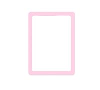 YROHGKPN 10PCS Card Protective Sleeves with AntiFading Design and Colorful Borders for Sports Gaming Trading Cards Collection Clear PVC Card Protectors