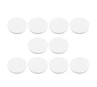 YROHGKPN 10Pcs Clear Snookers Cue Tips Acrylic Replacement for Pool Billiard Stick Accessories Clear Pool Cue Tips Pad Washers