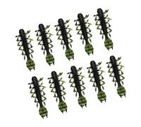YROHGKPN 10pcs High Buoyancy Shrimp Soft Lures with Realistic Detailing and Curved Tail Artificial Baits for Freshwater Saltwater Shaking Shrimp Soft Lures