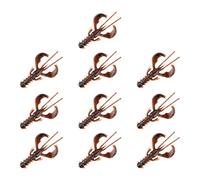 YROHGKPN 10Pcs Soft Simulation Prawns Shrimp Lures Set Shrimps Fishing Tackle 6.5cm 3.40g Crawfishes Shrimps Baits Fishing