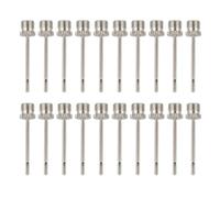 YROHGKPN 20Pcs Replacement Stainless Inflation Needle Inflatable Balls Air Pumps for Basketball Soccer Metal Inflation