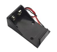 YROHGKPN 2PCS Black 9V Battery Storage Box Without Lid/Switching Button 9V Battery Case with CabLE for Electronic Devices Easy Installation