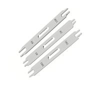 YROHGKPN 3-Pack Double-Sided Zipper Repair Tools with Reinforced Edges, Quick Fabric Fix for Dressmakers Ergonomic Zippers Installation Tool