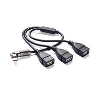 YROHGKPN 3 Port USB Hubs for Type C Input Including Rotating Connectors Enabling Space Saving Charging Data Transfer on Electronics Smartphone USB Hub