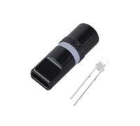 YROHGKPN 3CM Aluminum Alloy Type C Housing Shell with LED Light for Do-it-yourself Repair USB C Data Cable & Charging Cord Aluminum Type Shell